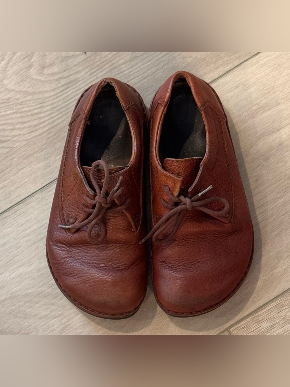 Birkenstock Memphis Lace up Oxford Shoes Size 36 (US 5.5) in Brown Leather